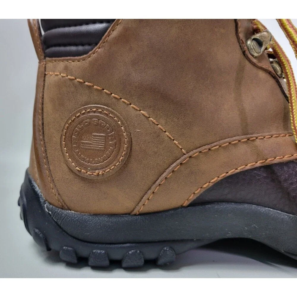 Polo‎ Sport Ralph Lauren Mens Brown Leather Duck  Boots  US 8.5